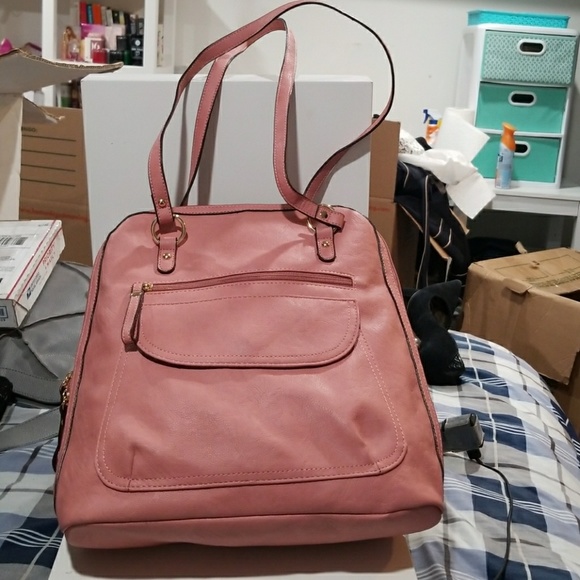 blush shoulder bag
